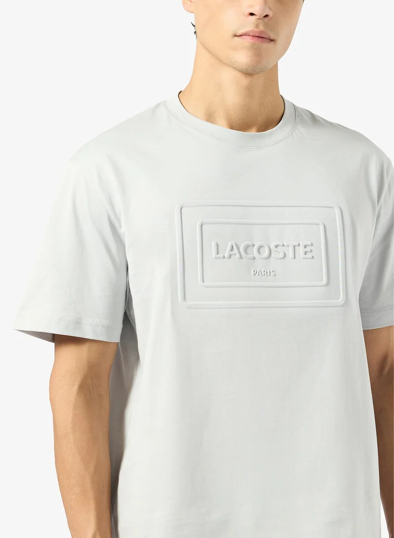 LACOSTE Classic Fit Embossed T-Shirt